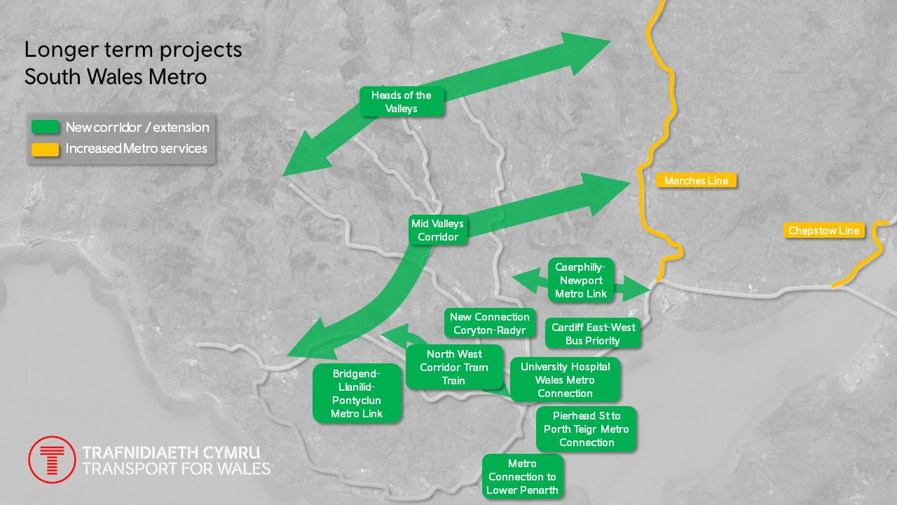 Longer term projects | South Wales Metro